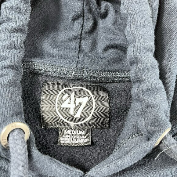 47 Brand Atlanta Braves 150th Anniversary Hoodie Blue Men’s Size Medium - Picture 3 of 7